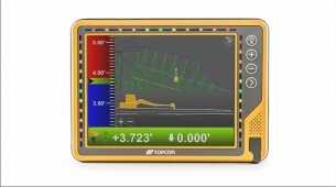 Topcon introduces new 10-inch touchscreen display for construction machine control